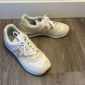New Balance 574 sneakers. WORN ONCE!!